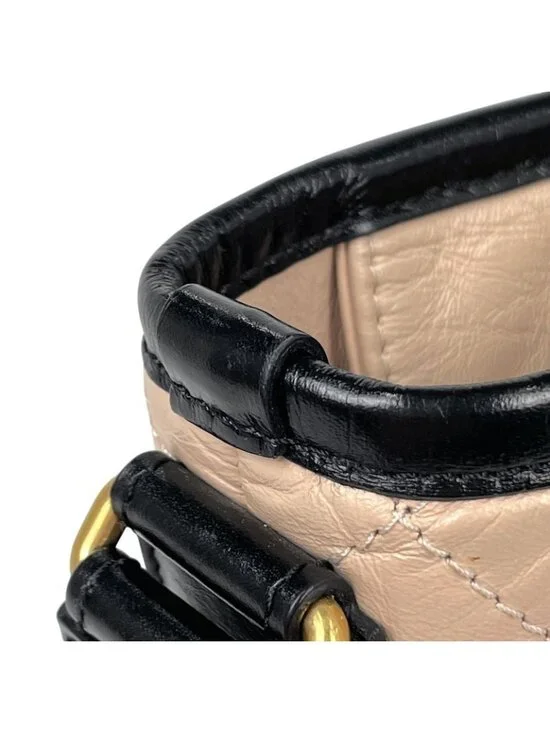 Chanel Gabrielle de Tote Quilted Handbag Leather Beige - Picture 9 of 12